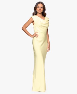 Petite Cowl Neck Gown