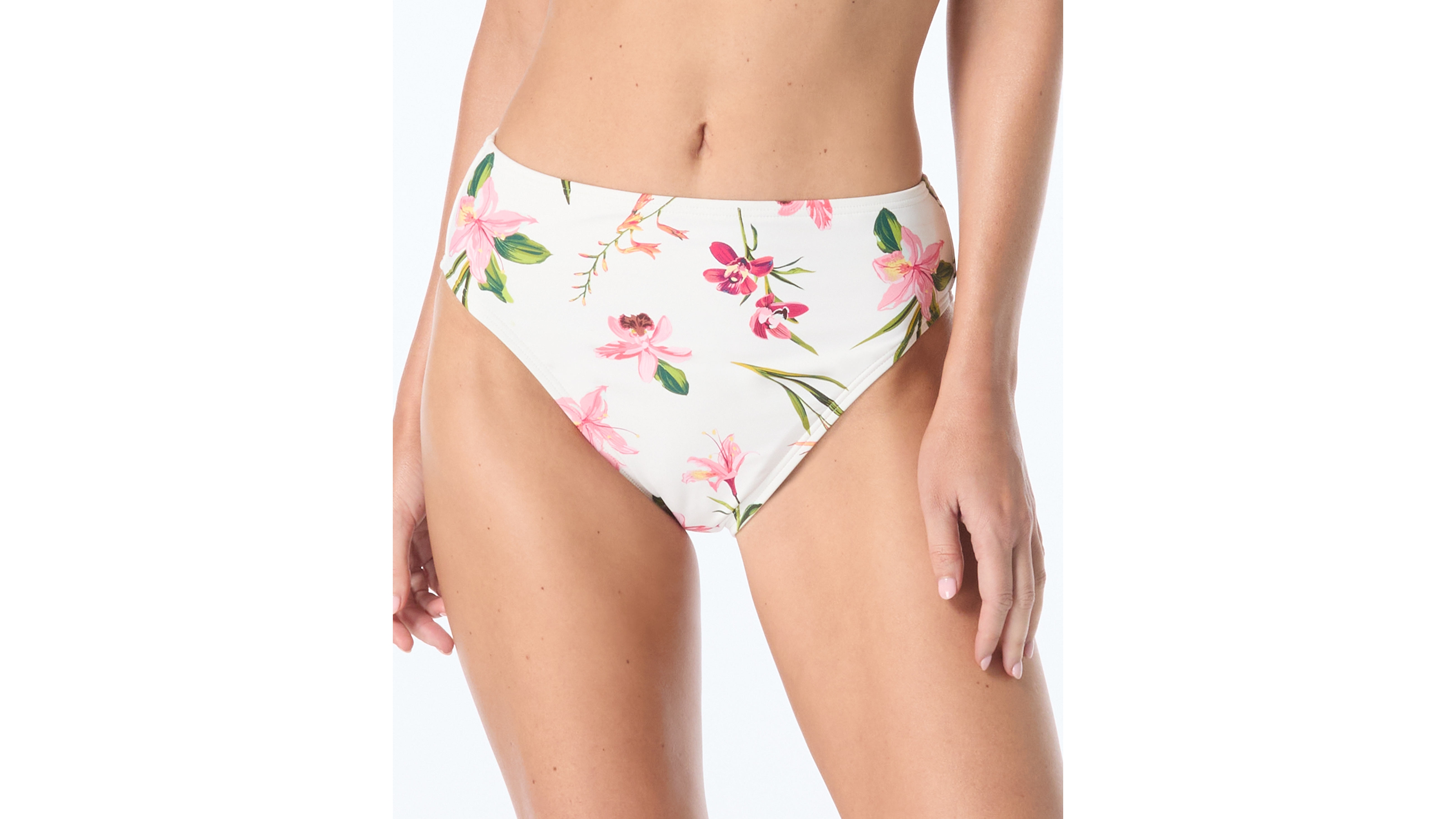 Vince Camuto Women's Lace-Up Back High-Waist Swimsuit Bottoms