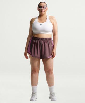 Plus Size Tempo Dri-FIT Mid-Rise 3" Brief-Lined Running Shorts