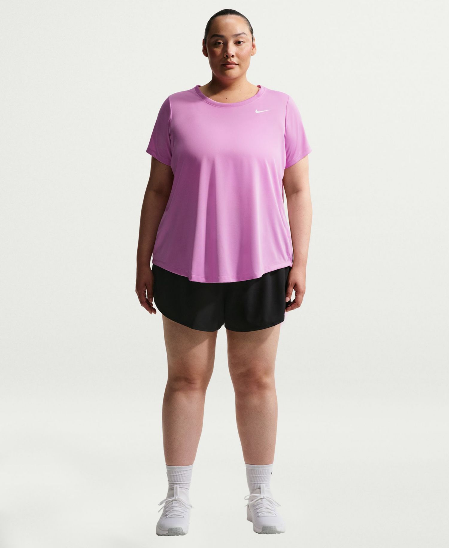 Plus Size Active Dri-FIT Women's Short-Sleeve Logo T-Shirt