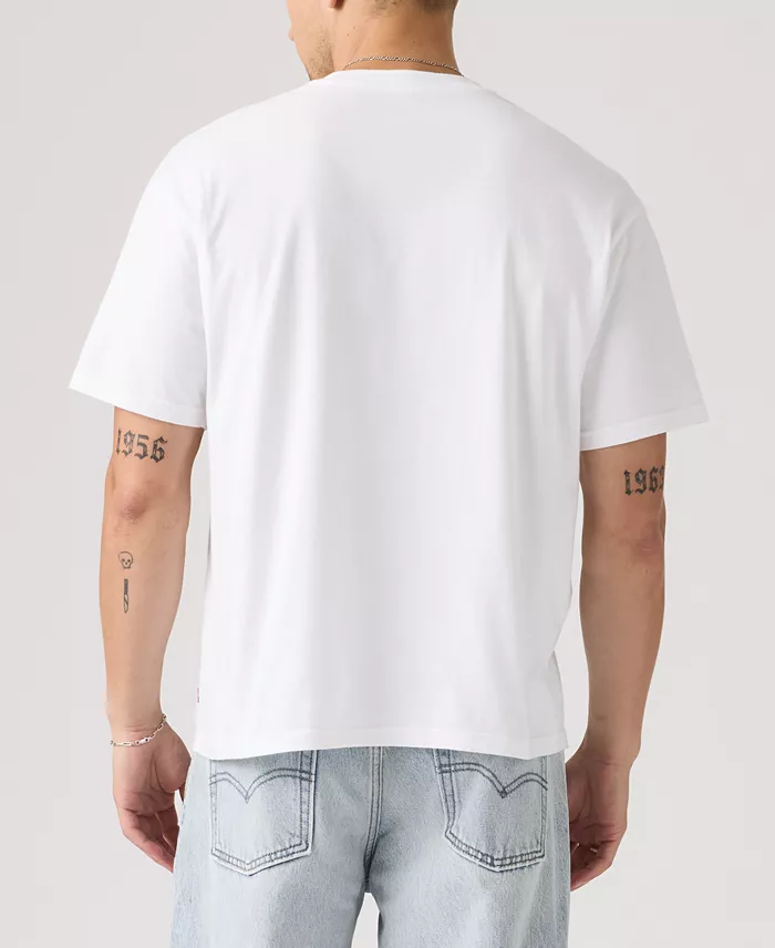 Men's Classic Cropped Boxy Short-Sleeve T-Shirt - thumbnail 8
