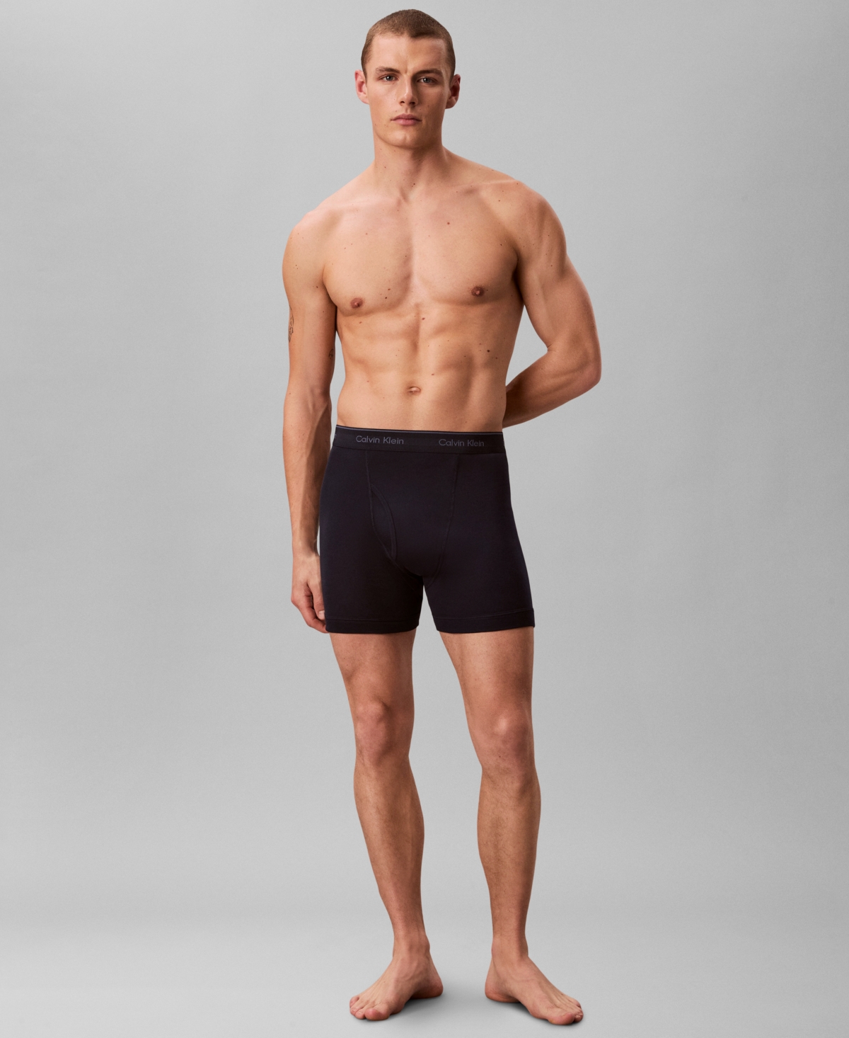 Calvin Klein Men's Cotton Classic Boxer Briefs Underwear, 5-Pack