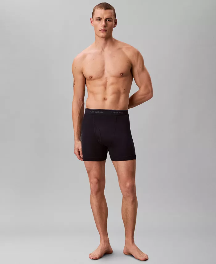 Men's Cotton Classic Boxer Briefs Underwear, 5-Pack - thumbnail 3