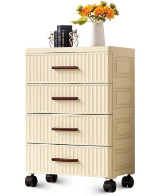 Plastic Storage Drawer Cart