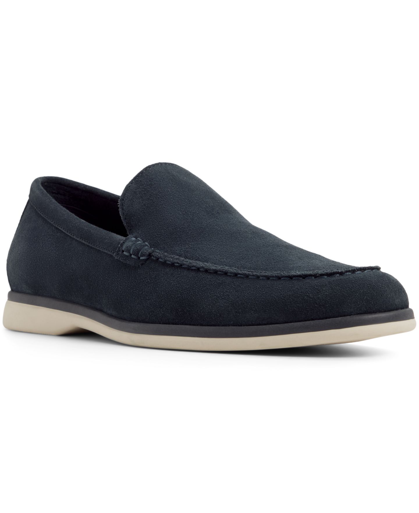 Мужские туфли ALDO Mariner Leather Slip-On, цвет: Тёмно-синий — фото 1