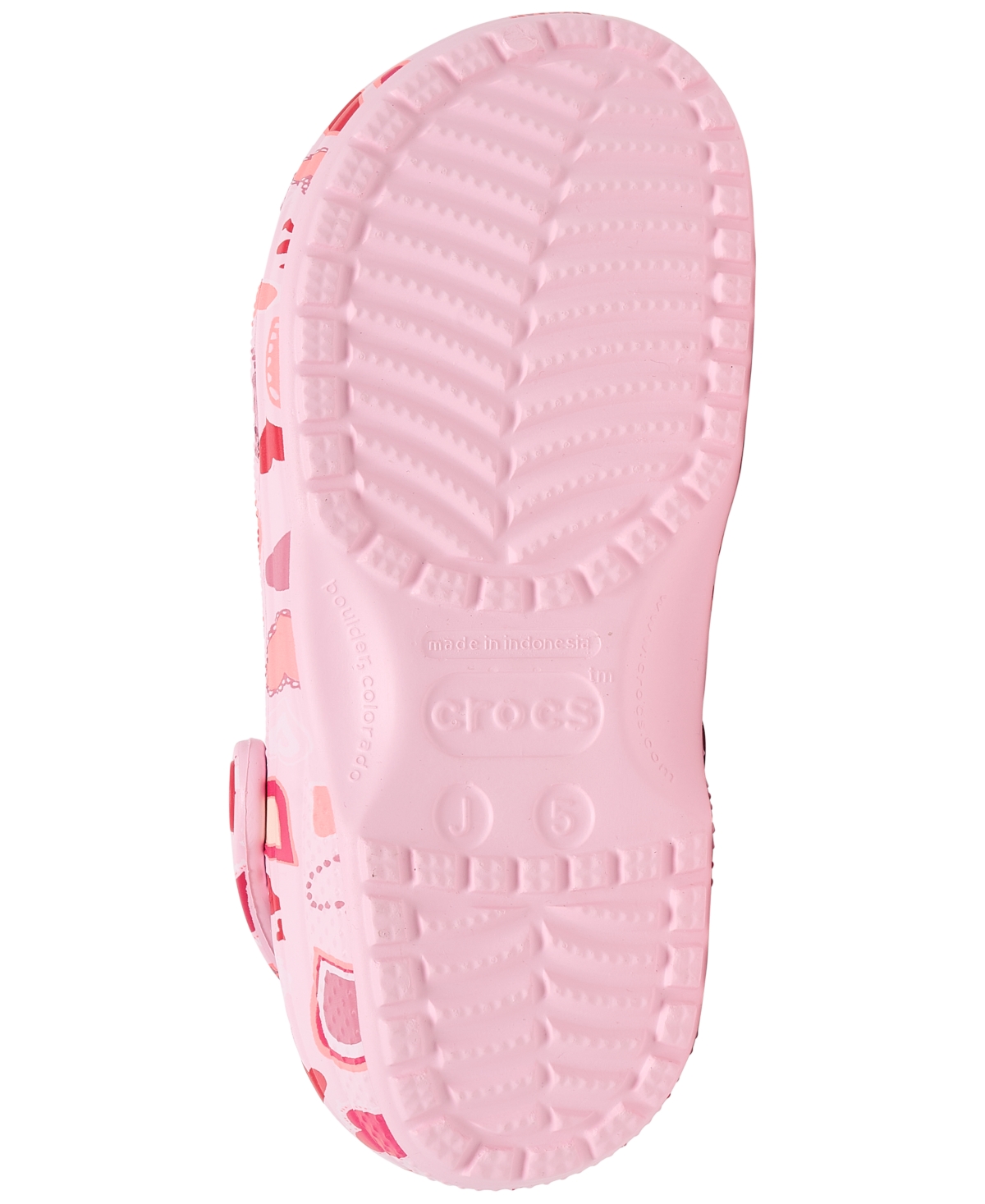 Crocs Big Girl's Hearts Classic Clogs from Finish Line