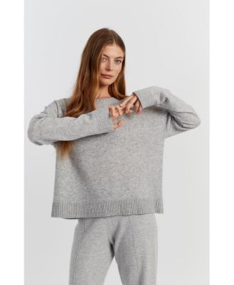 Lightweight Wool-Cashmere Relaxed Sweater