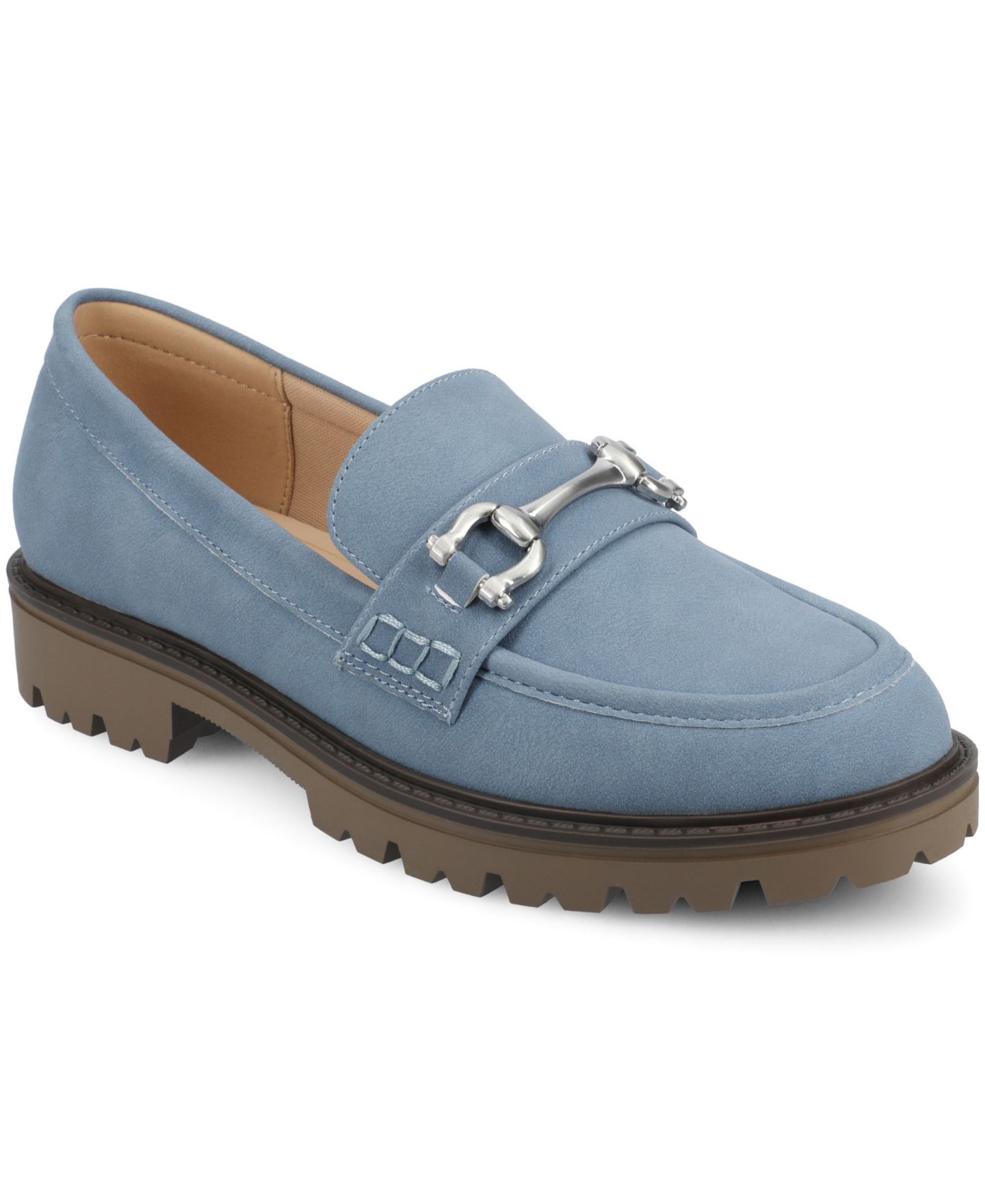 Женские туфли Journee Collection Jessamey Lug Sole, цвет: Синий — фото 1