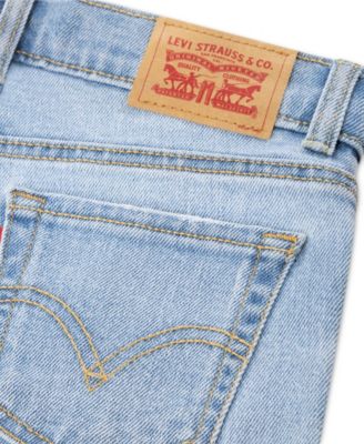 Girls' 7-16 Stitch Detail Flare Jeans