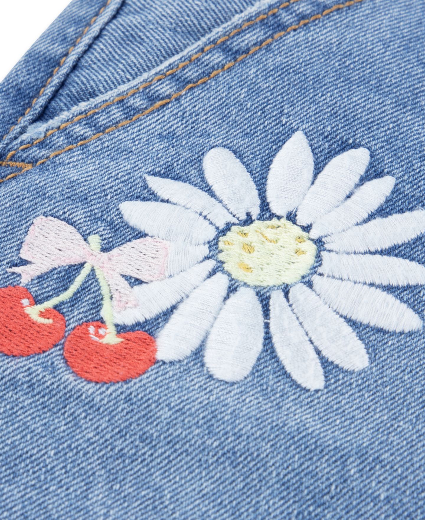 Шорты Levi's Applique Girlfriend Shorts для девочек, цвет: Good Grades — фото 4
