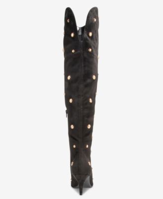 Dalett Stud Over-the-Knee Boots