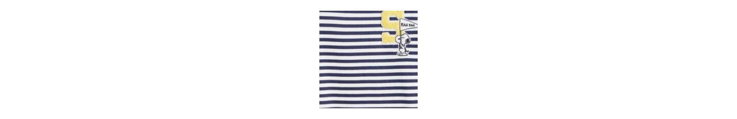 Women's Chinti and Parker Snoopy Varsity Long Sleeve Tee