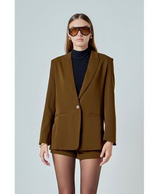 Women's Single-Breasted Blazer