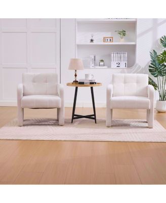 Modern Minimalist Single Armchair for Living Room, Bedroom, Office