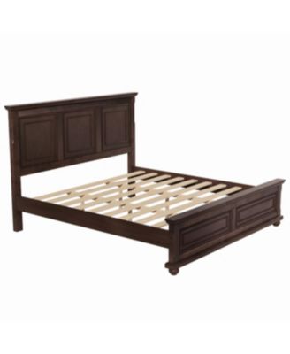  Vintage Pinewood King Bed Frame