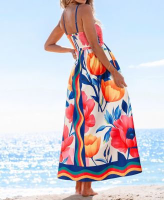 Women's Party Favor Floral Maxi Beach Dress