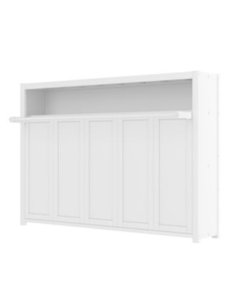 Twin Size Murphy Bed with Shelves