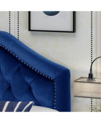 Streamdale Diamond Stitch Nailhead Headboard