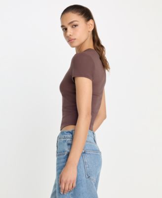 Women's Super Stretch Baby T-Shirt, Regular & Plus Size