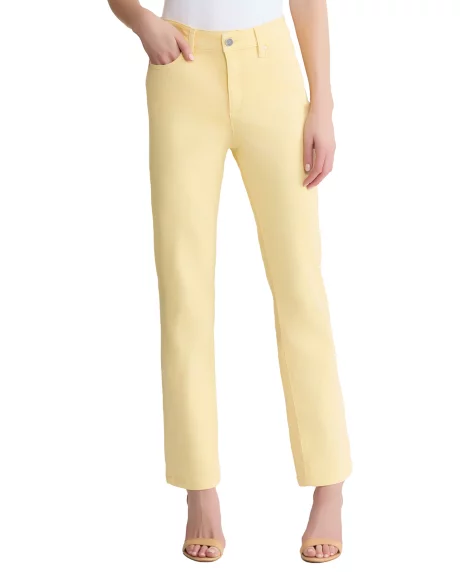 Petite Lexington Straight Jeans - Cornsilk