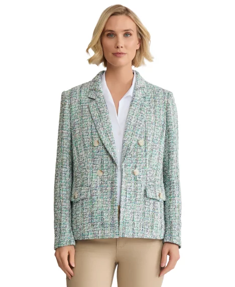 Petite Open-Front Jacket - Kelly Multi