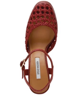 Women's Lexie Woven Adjustable Strap Platform Sandals