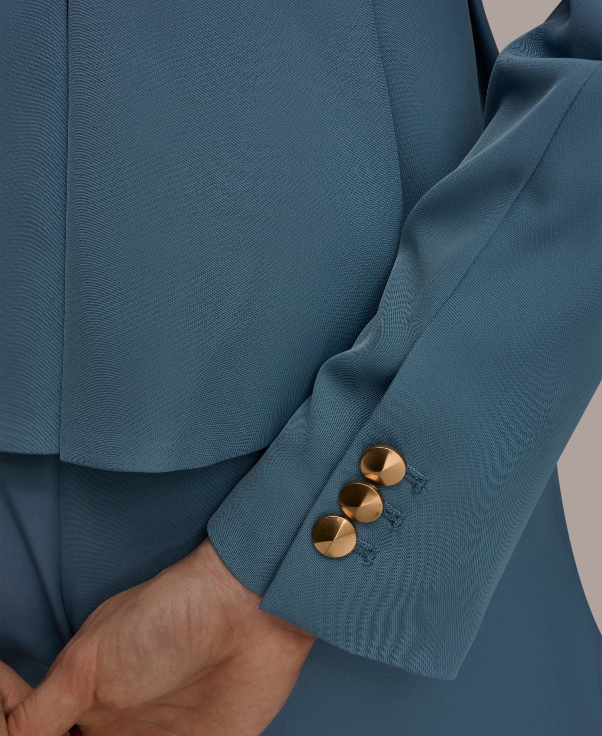 Donna Karan New York Women's One-Button Peplum Jacket