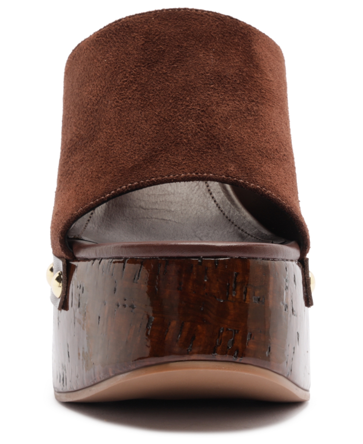 Schutz Women's Dalle Studs Slip-On Wedge Sandals