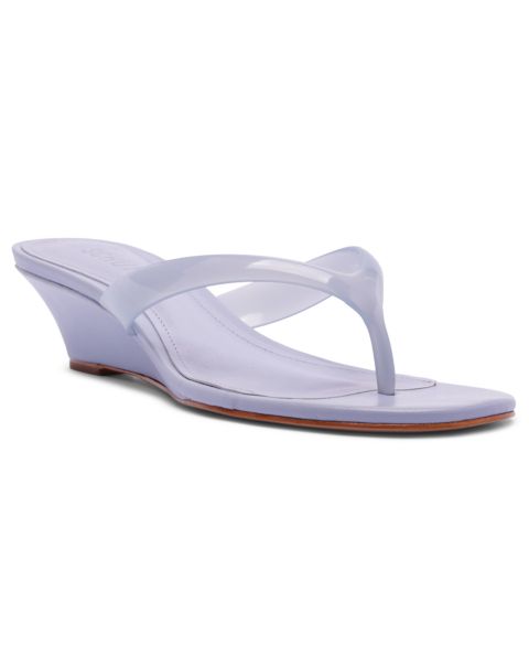 Женские сандалии Schutz Roslyn Slip-On Wedge, цвет: Небесно-голубой