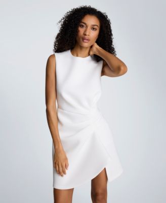 Women's Drape Pleated Short Dress