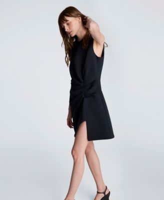 Women's Drape Pleated Short Dress