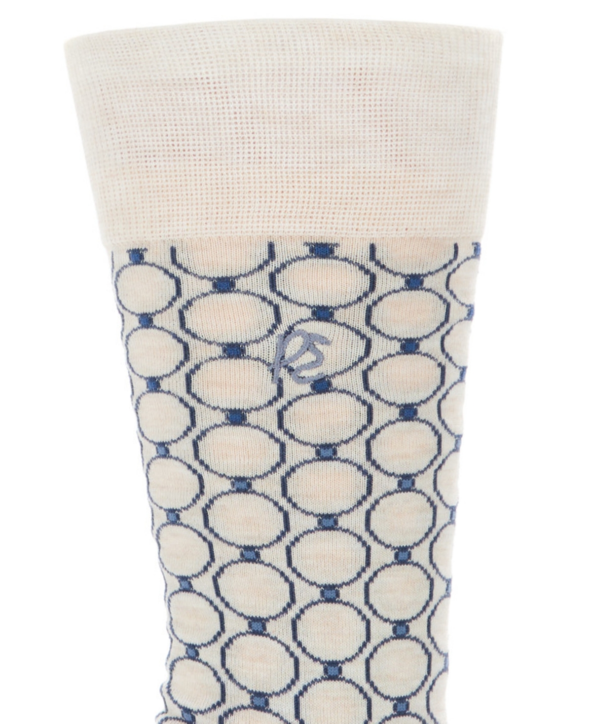 Perry Ellis Portfolio Men's Patterned Medallion Crew Socks