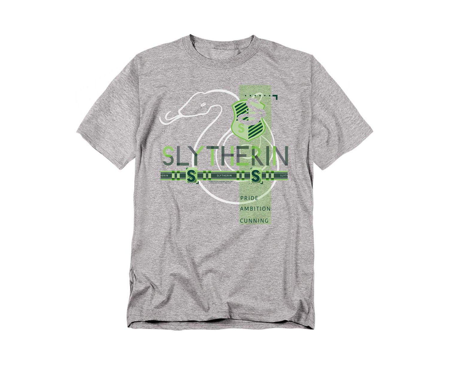 Men's Slytherin Pattern Crest T Shirt