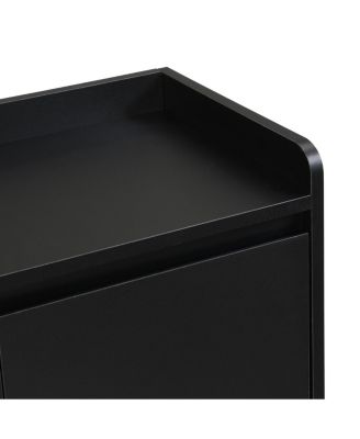 Sleek Shoe Cabinet with Adjustable Shelves, Minimalist Organizer