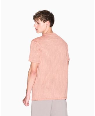 Men's Short Sleeve Allover Logo Print T-Shirt