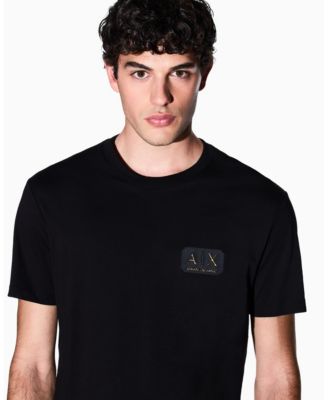 Men's Black and Gold Crewneck T-Shirt