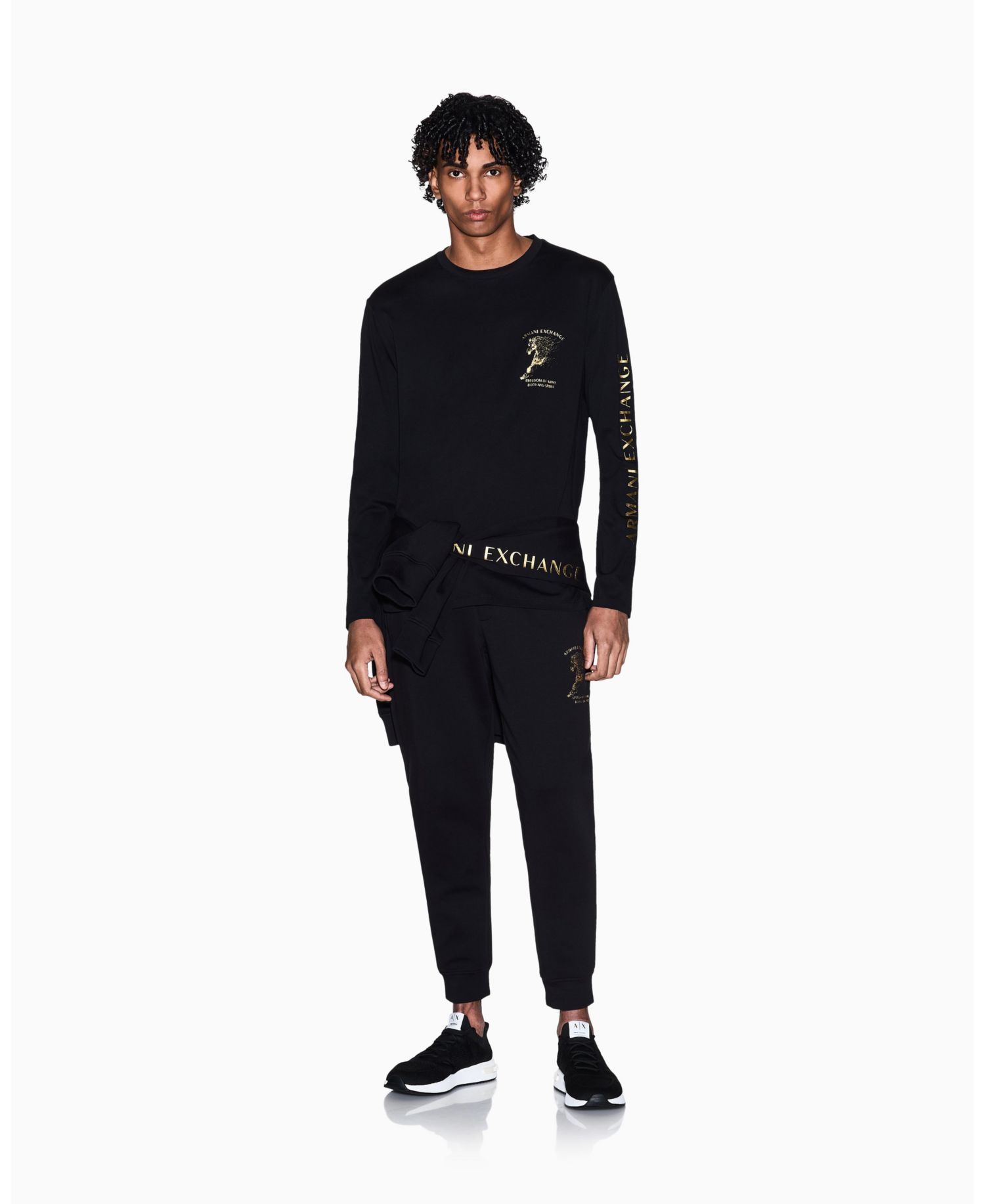 Men's Lunar New Year Back Graphic Crew Neck Sweatshirt