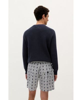 Men's Indigo Skull Swimsuit