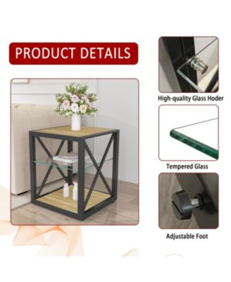 Modern End Table Nightstand