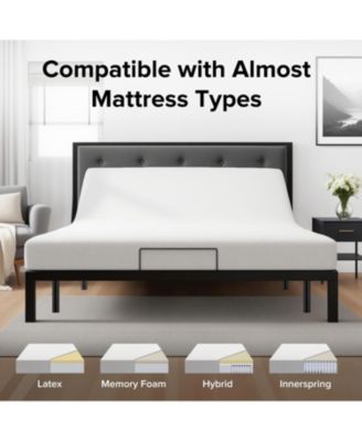 Adjustable Bed Frame Queen w/ Massage, USB, LED, Remote