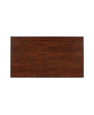 Streamdale Walnut Coffee Table with Drawer & Wood Legs