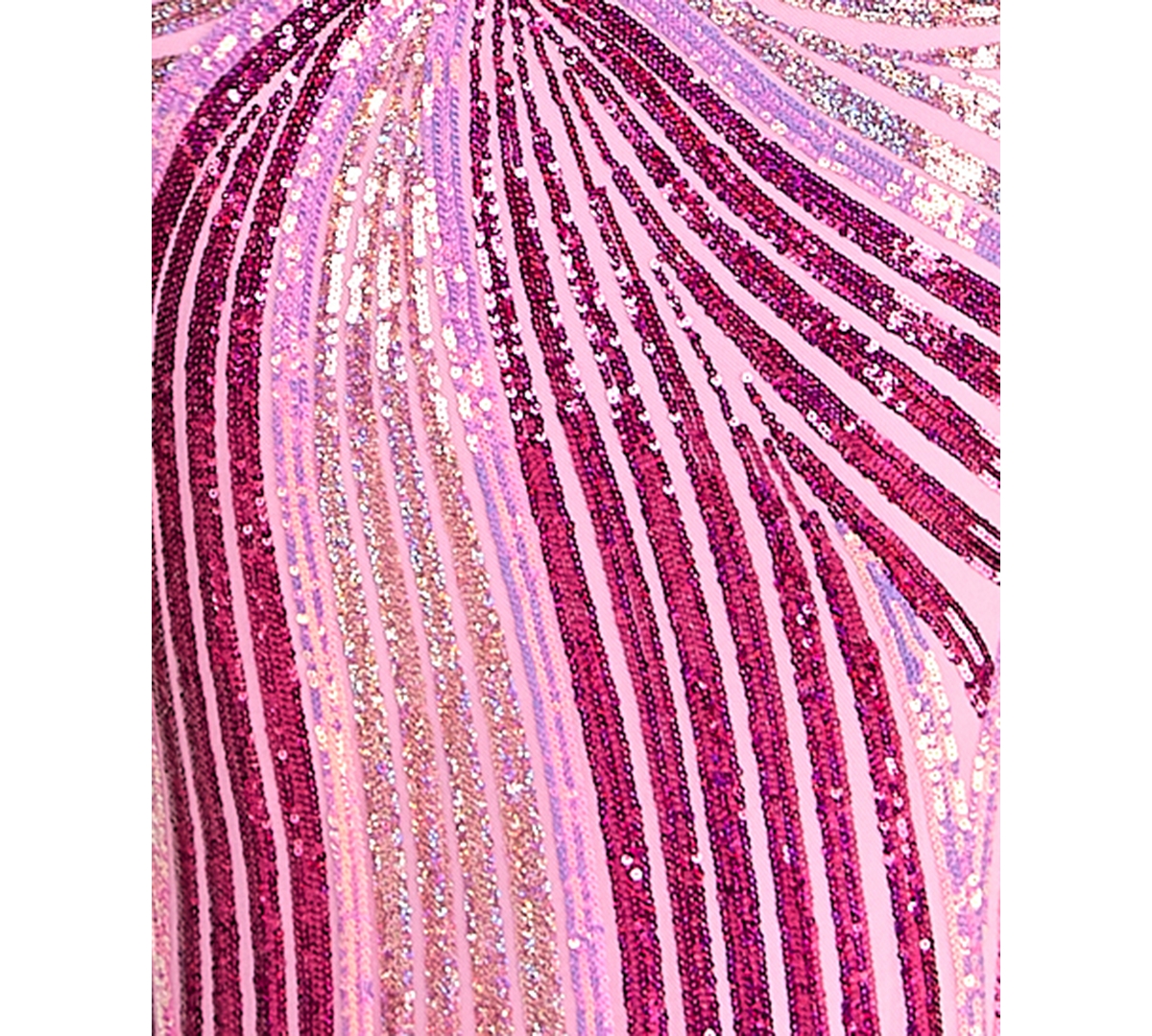 Say Yes Juniors' Swirl Strapless Sequined Dress