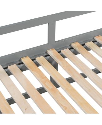 Wooden Daybed with Trundle and Storage Drawers, Extendable Sofa Bed