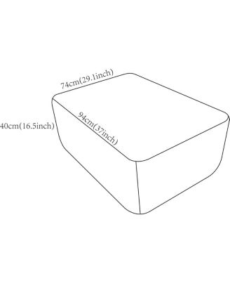 Modular Zero Assembly Instant Use Living Room Sofa