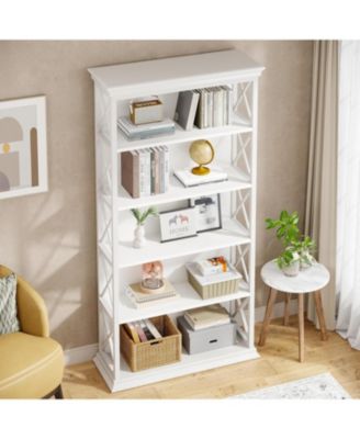 6-Tier Kitchen Pantry, 71 Inches Industrial Storage Cabinet, Floor Standing 5 Shelf Pantry Organizer