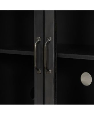 Stylish 34-door large storage cabinet for entrance, living, dining rooms