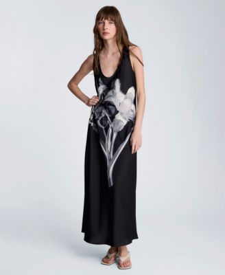 Women's Scoop Neck Long Slip Dress
