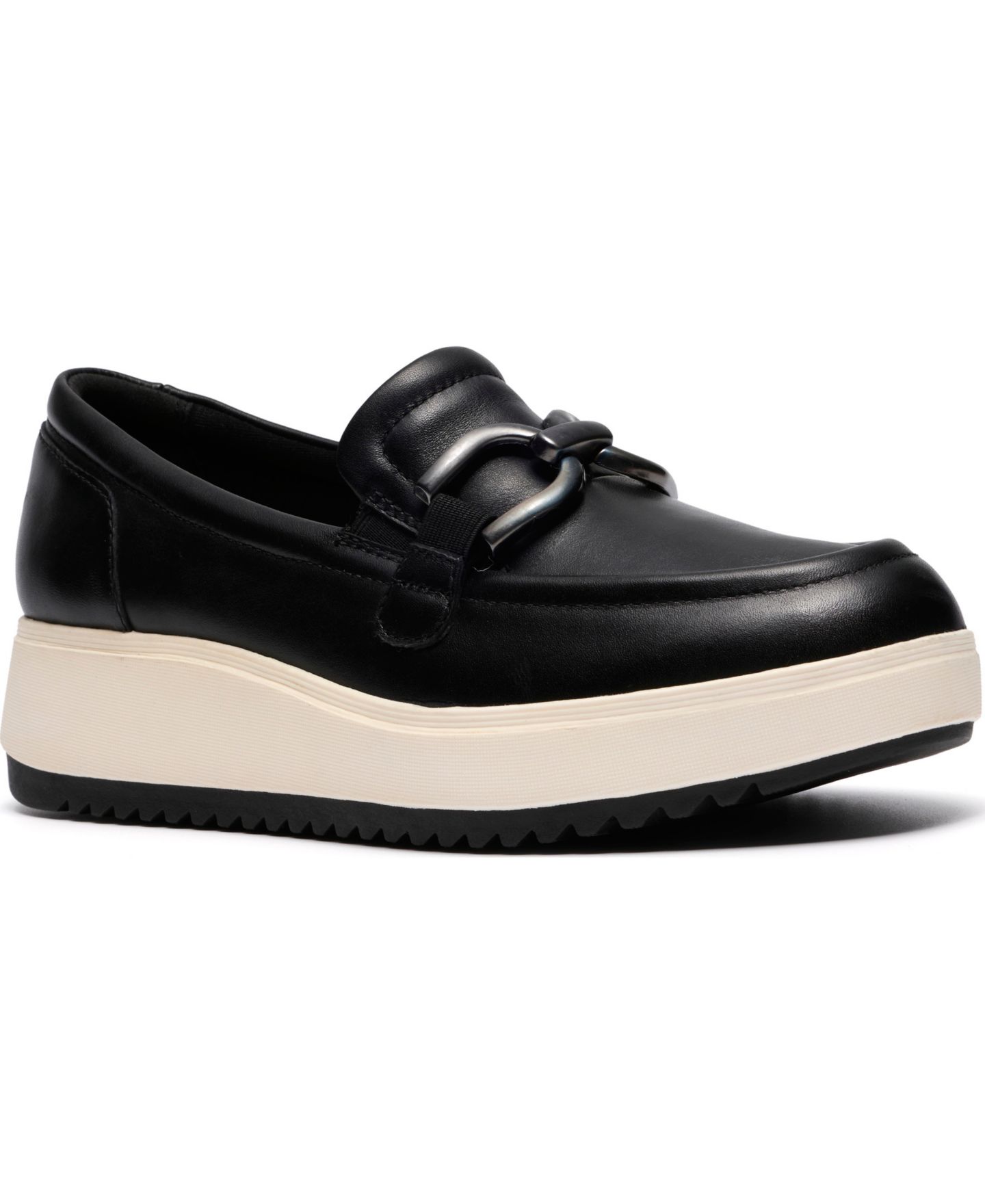 Женские туфли Clarks Zylah Top Slip-On, цвет: Чёрный — фото 1