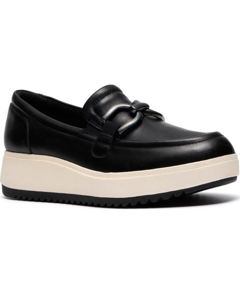 Женские туфли Clarks Zylah Top Slip-On, цвет: Чёрный