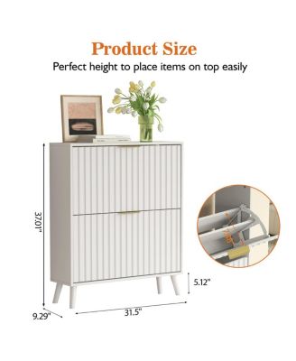  Efficient Tipping Bucket Storage Organizer, Space-Saving Narrow Design